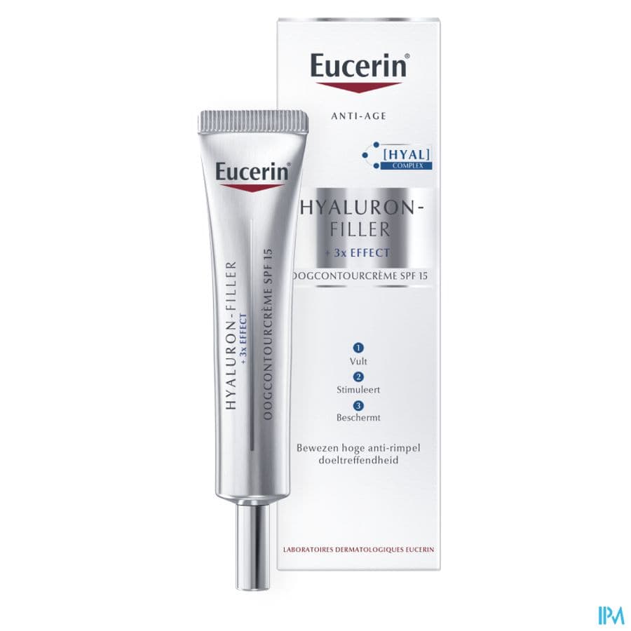 Eucerin Hyaluron-Filler +3x Effect Oogcrème SPF15