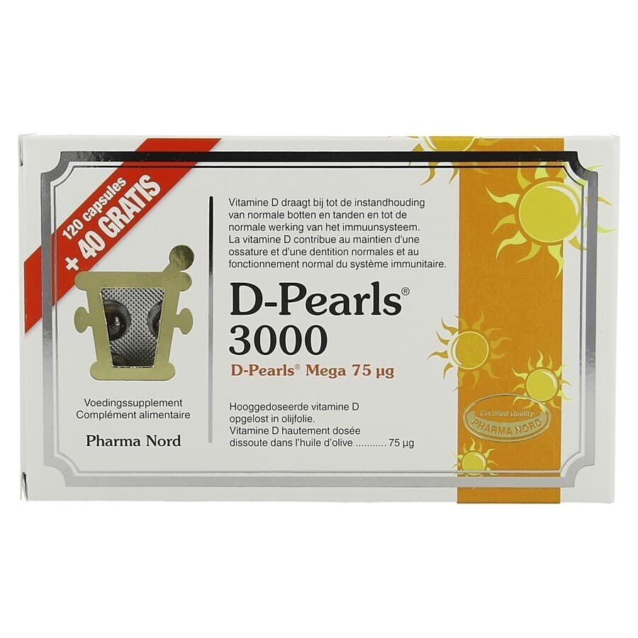 D-Pearls 3000 120+40 Capsules
