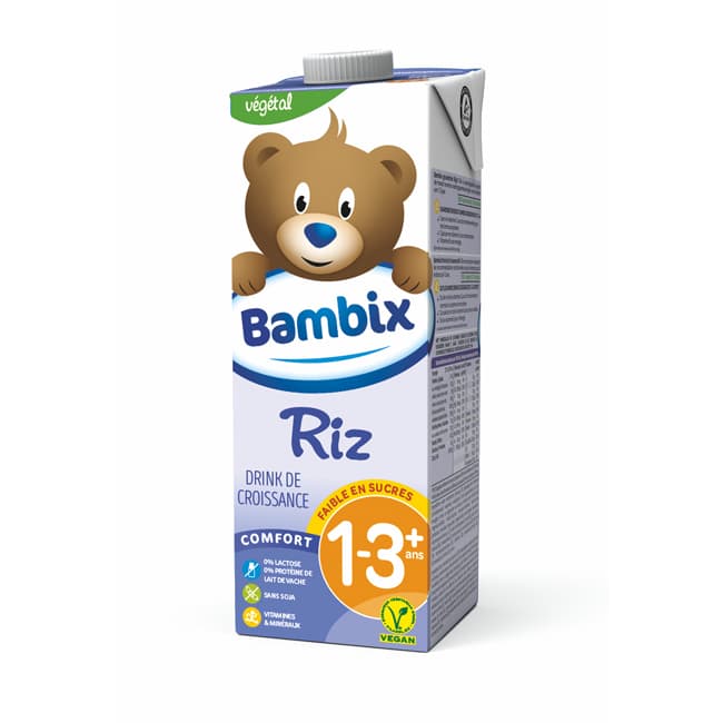 Bambix Riz Lait De Croissance 1-3+ 1l