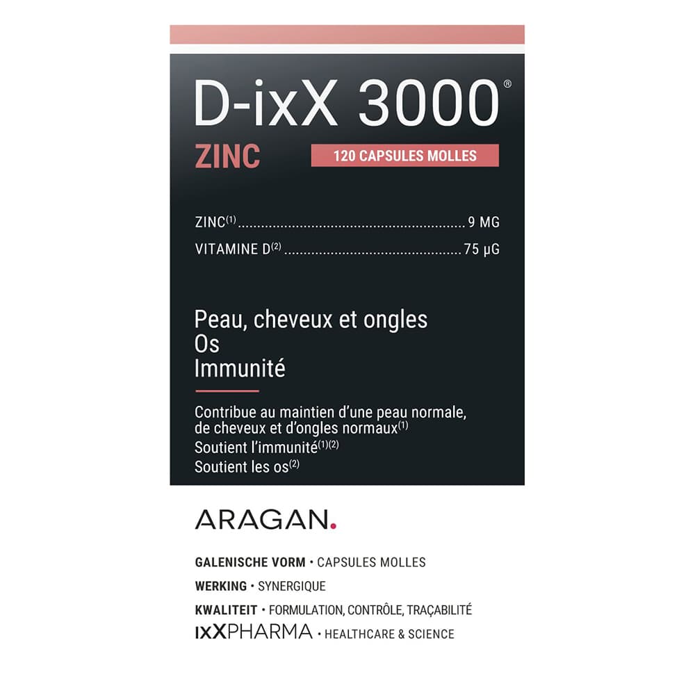D-ixx 3000 Zinc Softcaps 120