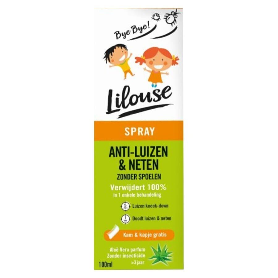 Lilouse Spray A/poux Lentes S/rinc. 100ml