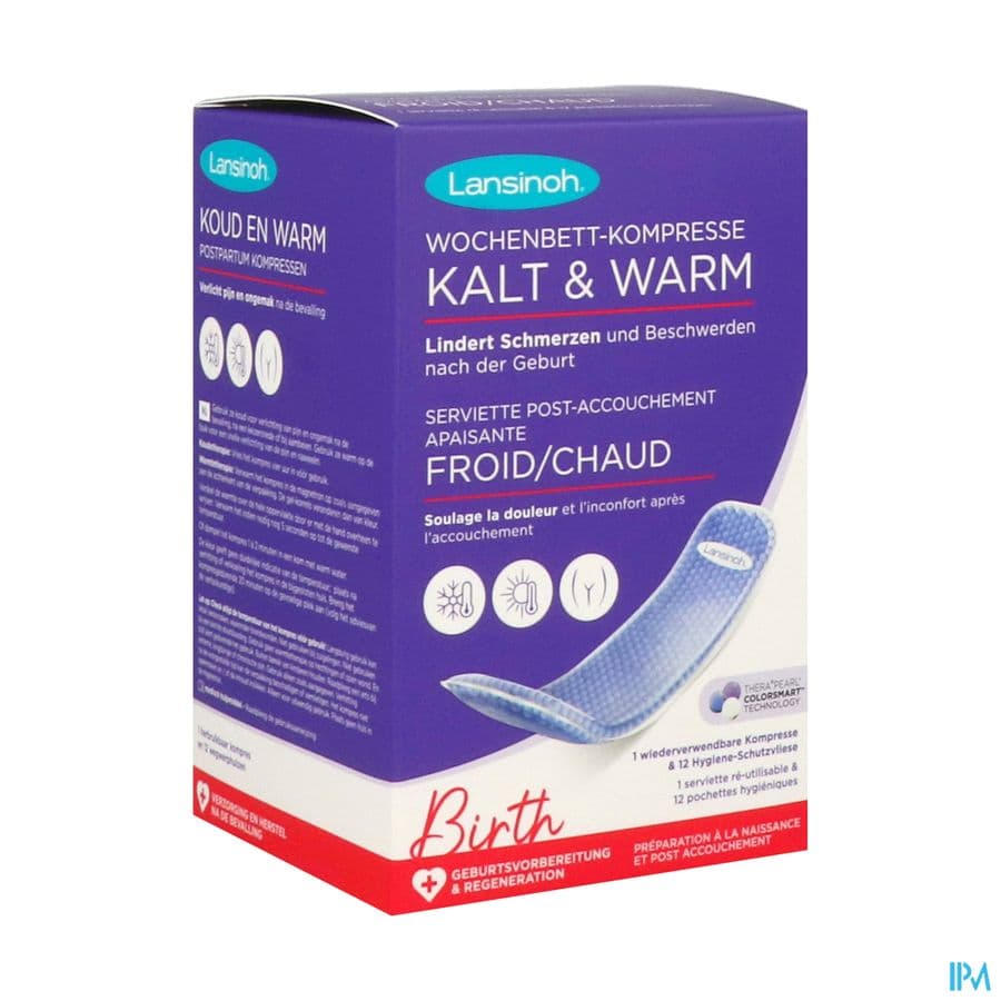 Lansinoh Serviette Post Accouch.apais. Froid/chaud