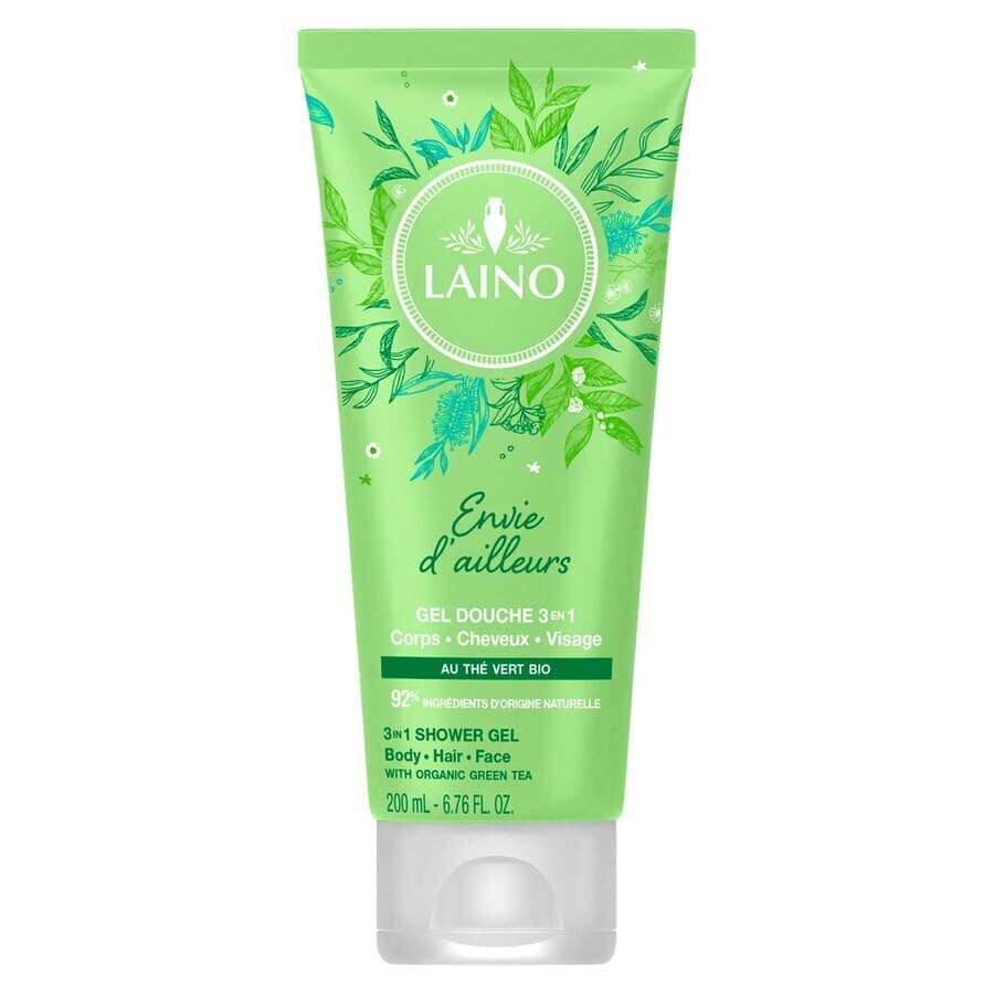 Laino Gel Douche 3en1 The Vert Tube 200ml