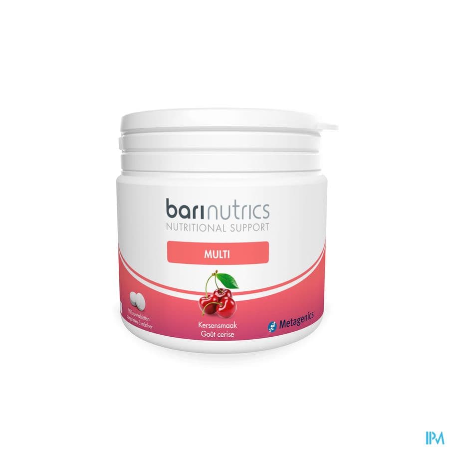 BariNutrics Multi Kerssmaak 90 Kauwtabletten