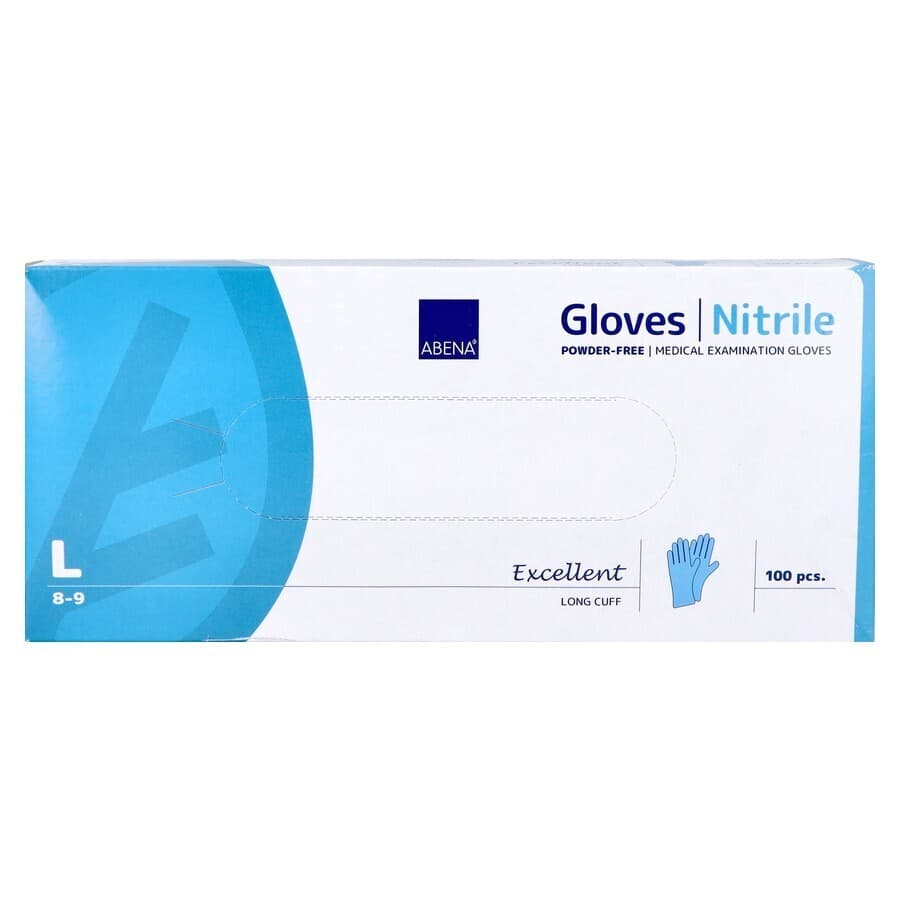 Abena Excellent Gant Nitril L Bleu