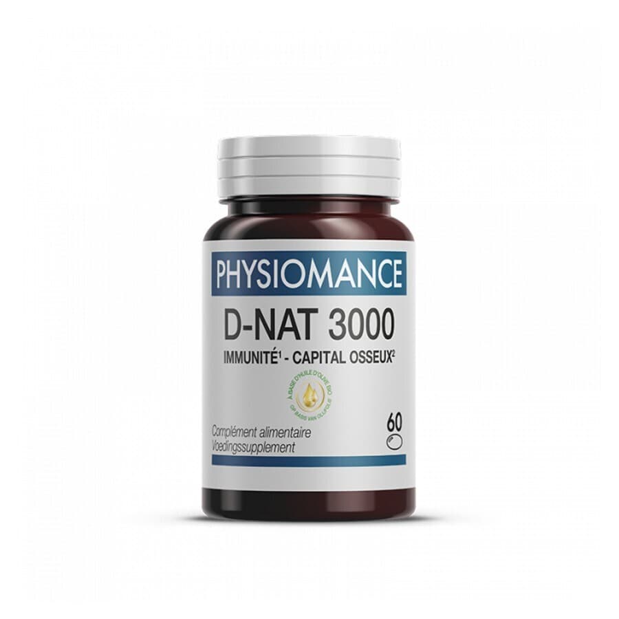 Physiomance D-nat 3000 IU 60 Gélules