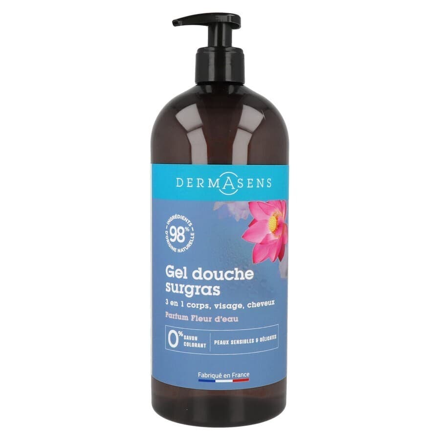 Marque V Dermasens 3-en-1 Gel Douche Fleur D'Eau 1l