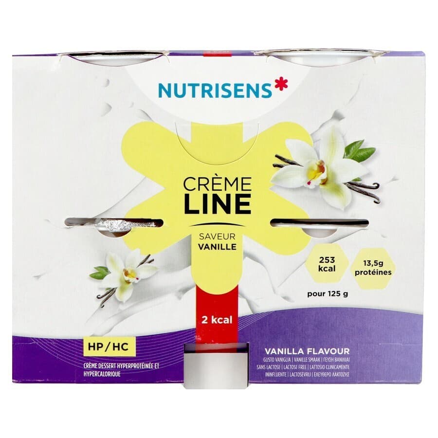 Nutrisens Cremeline 2 Kcal Vanille 4x125g