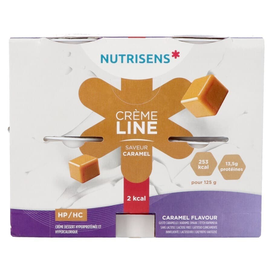 Nutrisens Cremeline 2 Kcal Karamel 4x125g
