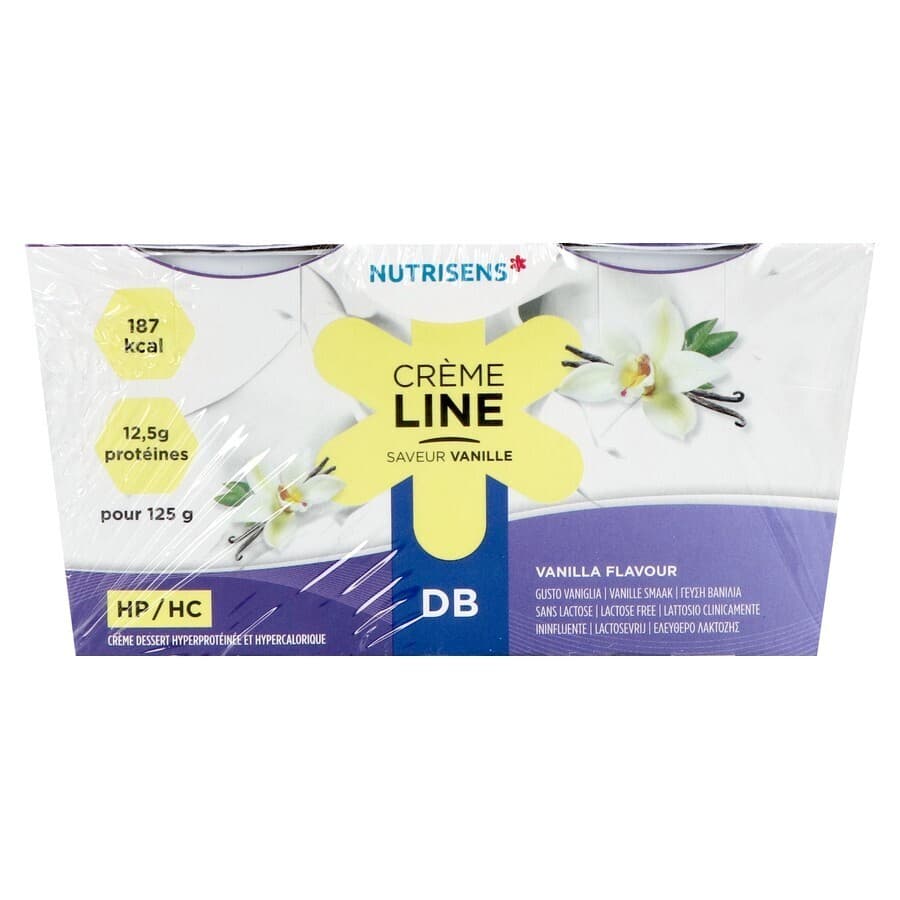 Cremeline Db Lactosevrij Vanille 4x125g