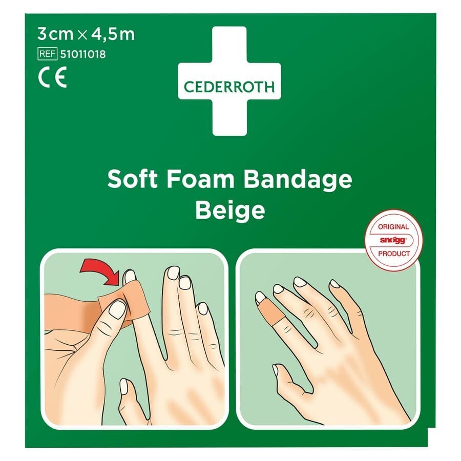Cederroth Autoadhesive Brun 3cmx4,5m 51011018