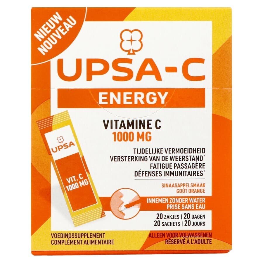 Upsa-C Energy 1000mg 20 Zakjes
