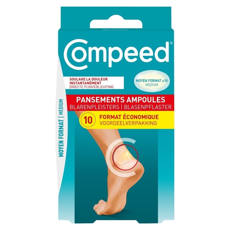 Compeed Blarenpleisters Medium Voordeelverpakking 10 Stuks
