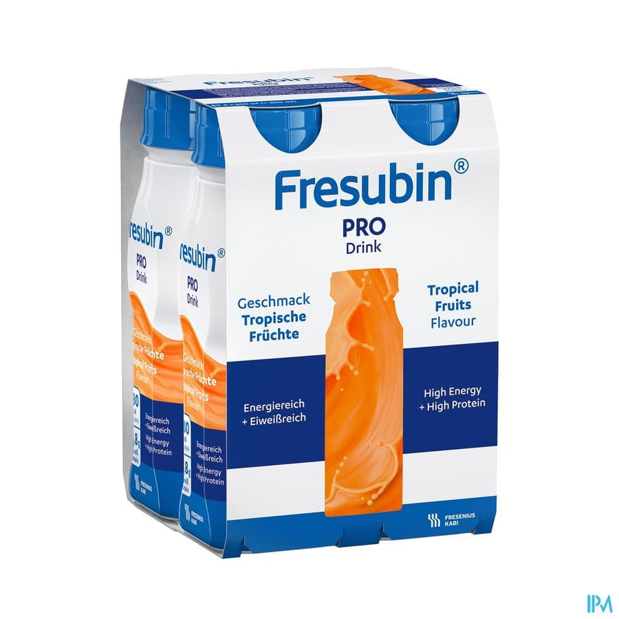 Fresubin Pro Drink Tropische Vruchten Fl 4x200ml