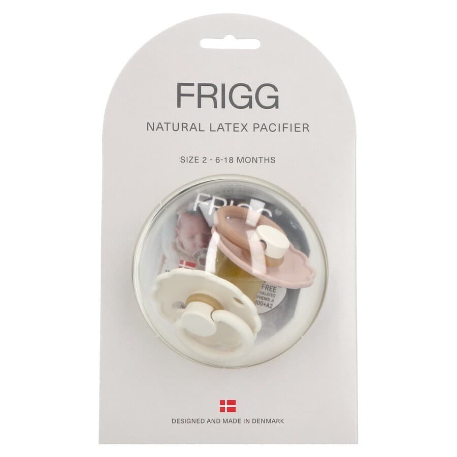 Frigg Daisy Fopspenen Latex T2 Biscuit/cream 2