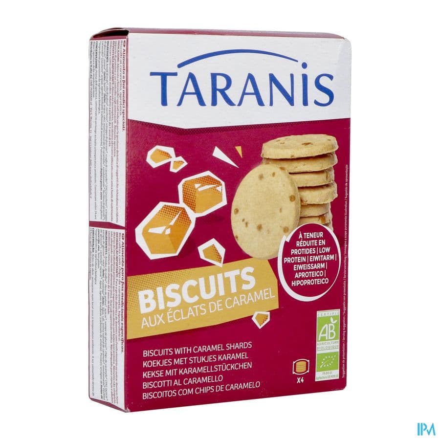 Taranis Koekjes Karamel Stukjes Bio 120g