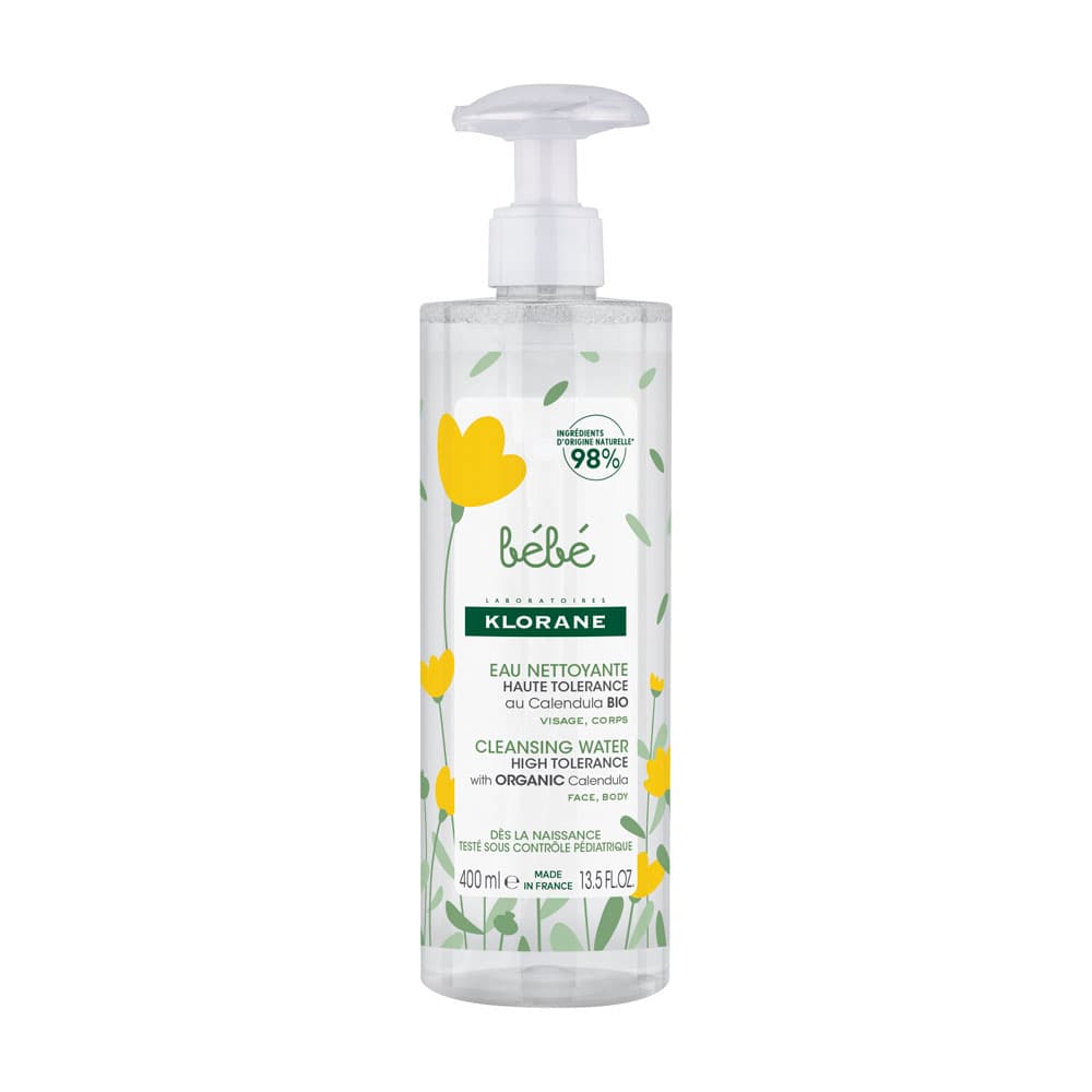 Klorane Bb Eau Nettoyante Calendula Bio 400ml Nf