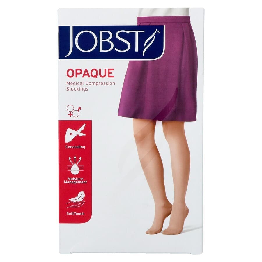 Jobst Opaque 2 Ad Reg Open Sft Nat V Pair