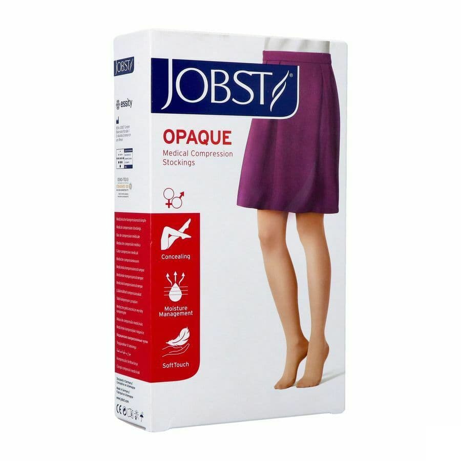 Jobst Opaque 2 Ad Reg Sft Black V Pair