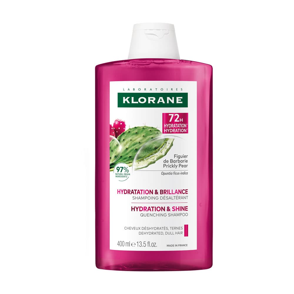 Klorane Hydratation & Brillance Shampoing Désaltérant Au Figuier De Barbarie 400 Ml