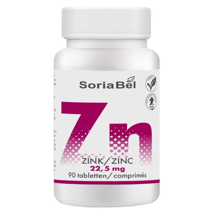 Soria Zinc Bio-actief 22,5mg Tabl 90