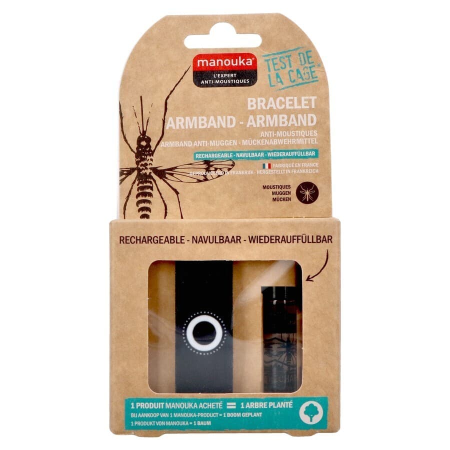 Manouka Armband A/muggen Uni Zwart