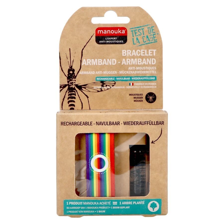 Manouka Armband A/muggen Regenboog