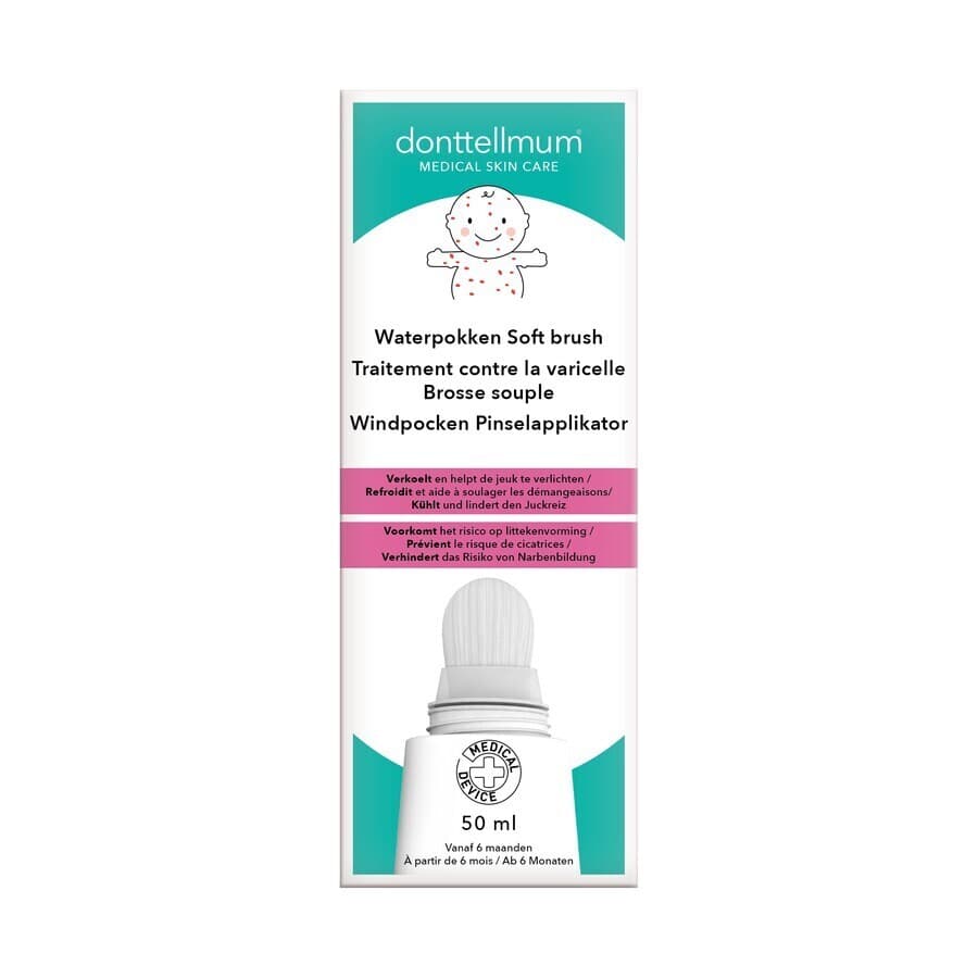 Donttellmum Waterpokken Zachte Borstel 50ml