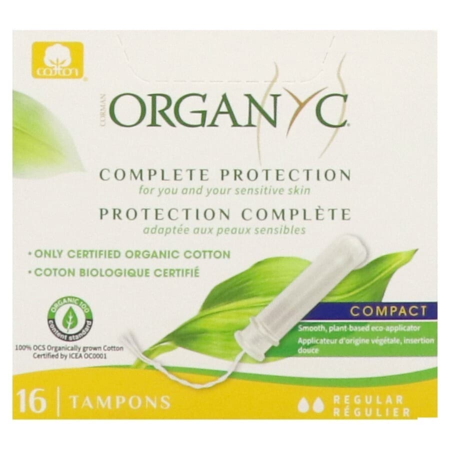 Organyc Tampon Compact Regular Bio Katoen 16