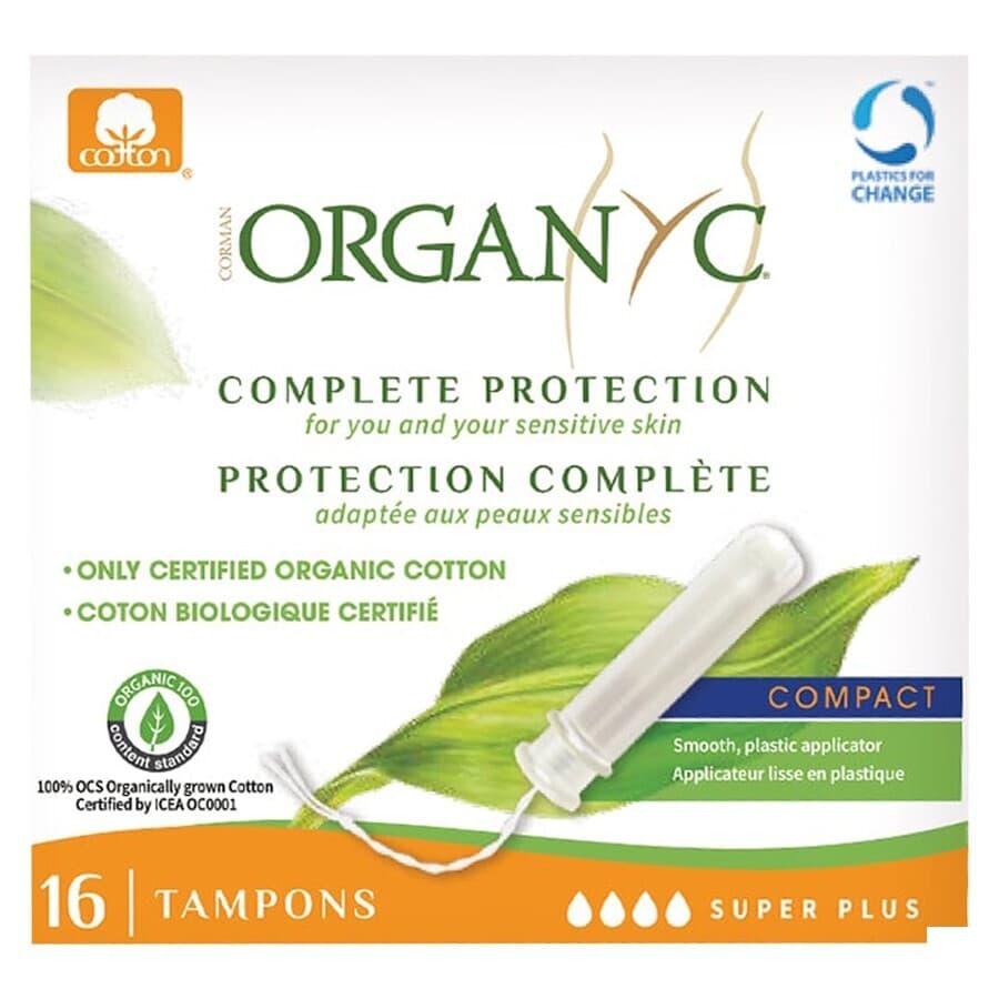 Organyc Tampon Compact Super Plus Bio Katoen 16