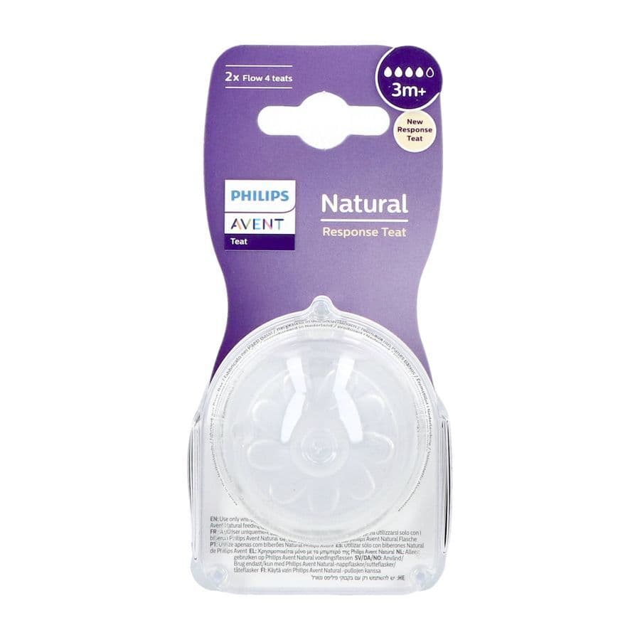 Avent Natural Response 3.0 Zuigspeen 3m+ T4
