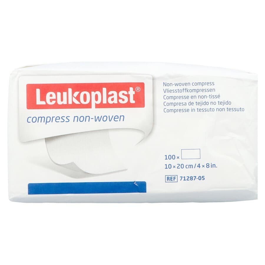 Leukoplast Compress N/woven N/st. 10cmx20cm 100