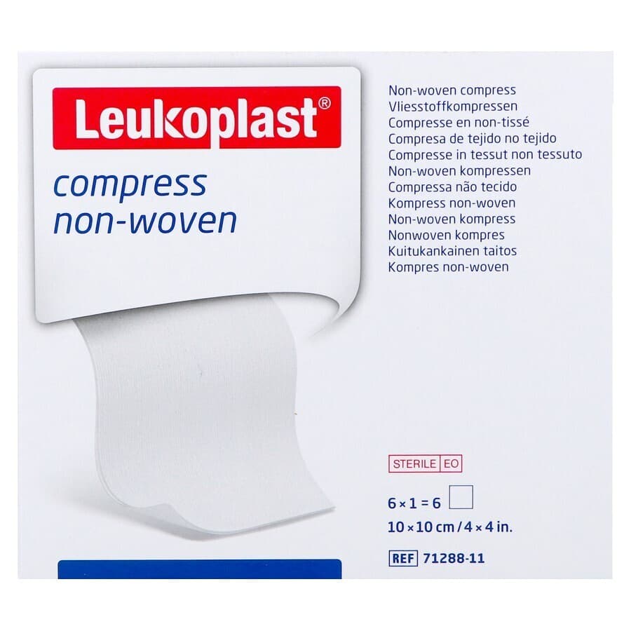 Leukoplast Compress N/woven St. 10cmx10cm 6