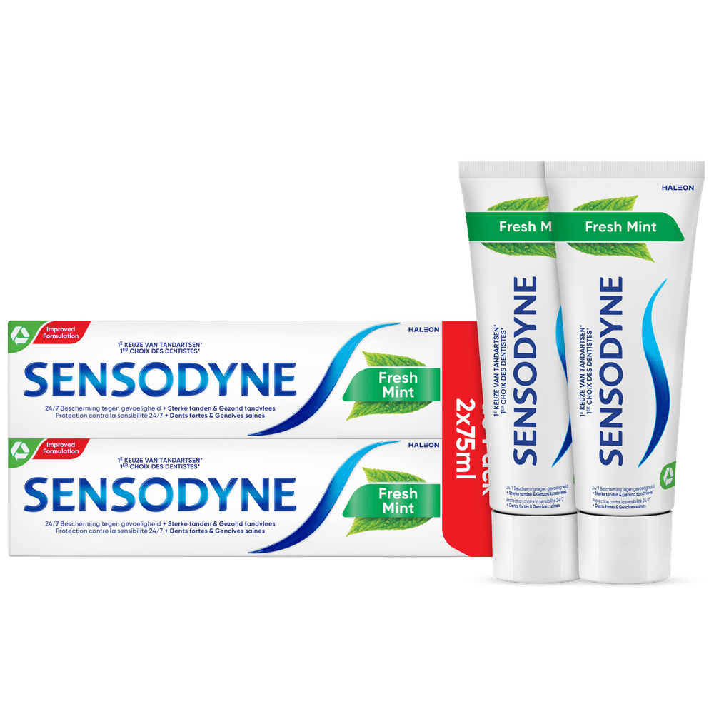 Sensodyne Fresh Mint Tandpasta 2x75ml