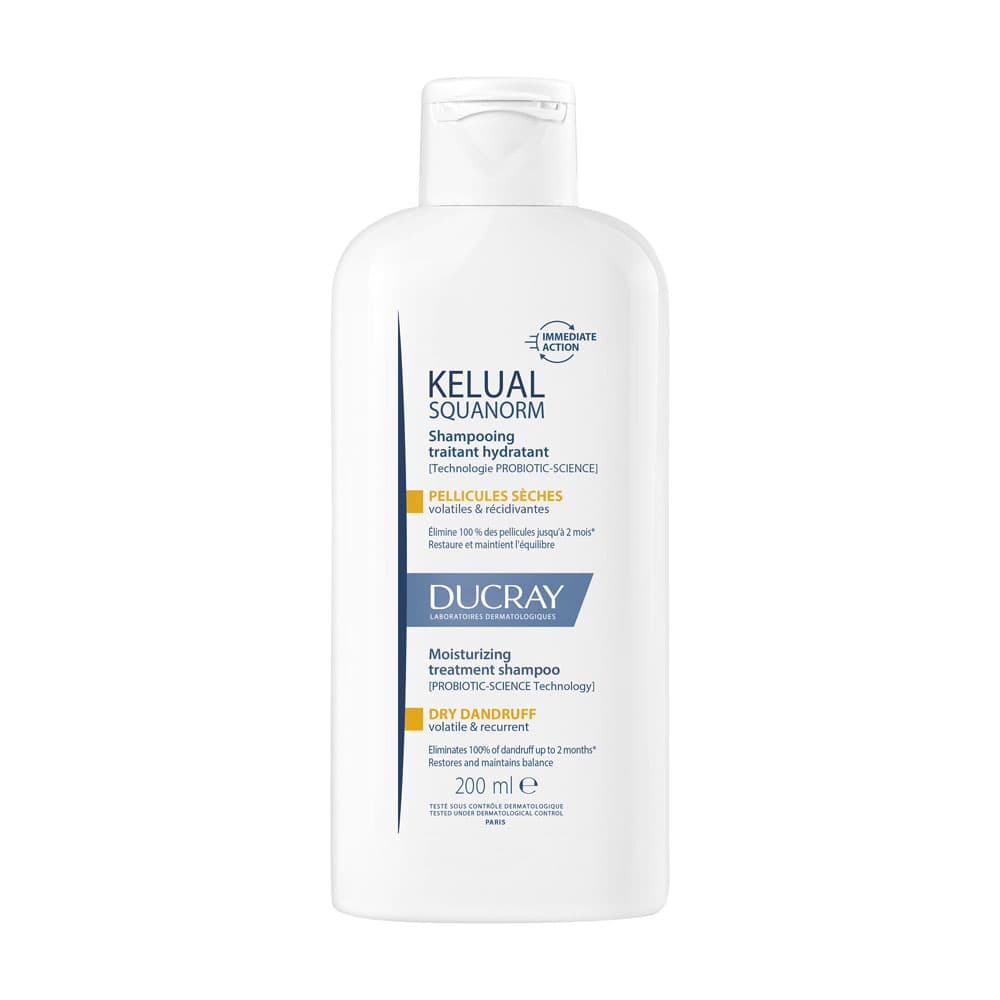 Ducray Kelual Squanorm Shampooing Pellicules Sèches 200ml
