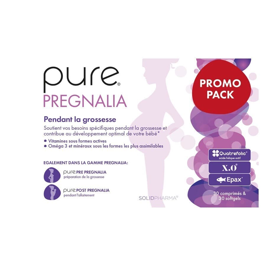 Pure Pregnalia 3x30 Comprimés + 30 Softcaps