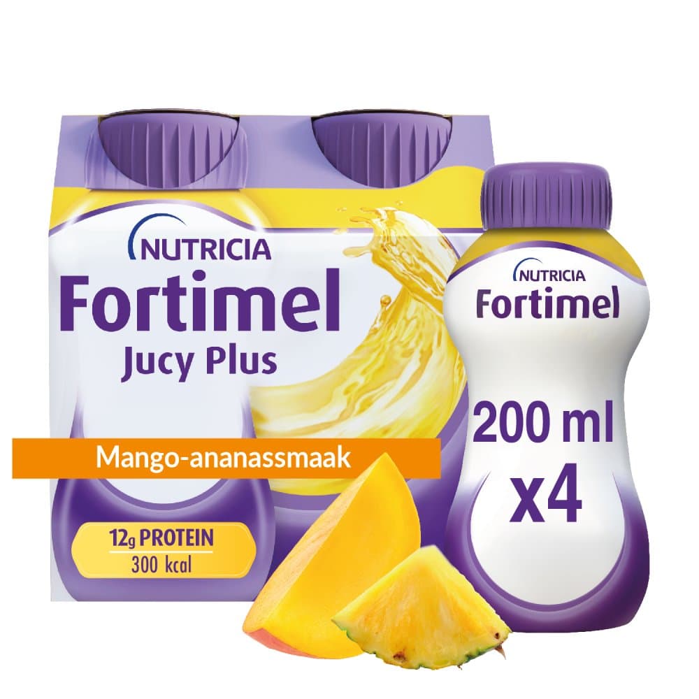 Fortimel Jucy Plus Mango Ananas 4 X 200ml