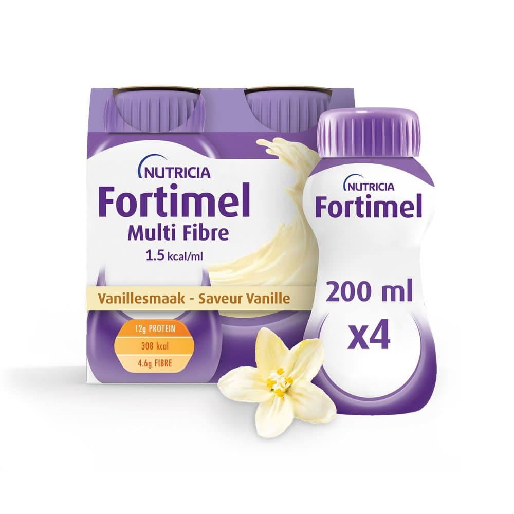 Fortimel Multifiber 1.5kcal Vanille 4x200ml