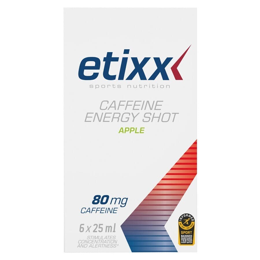 Etixx Cafeine Energy Shot Pomme 80mg Cafeine 6x25ml