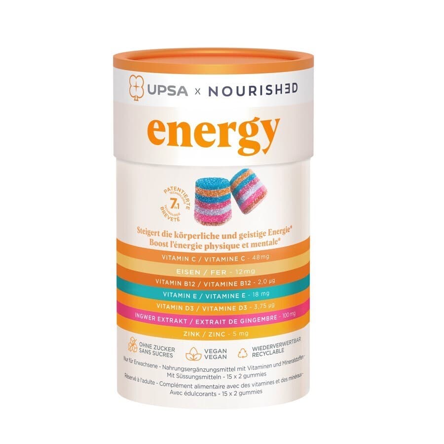 Upsa Nourished Energy 30 Gommes