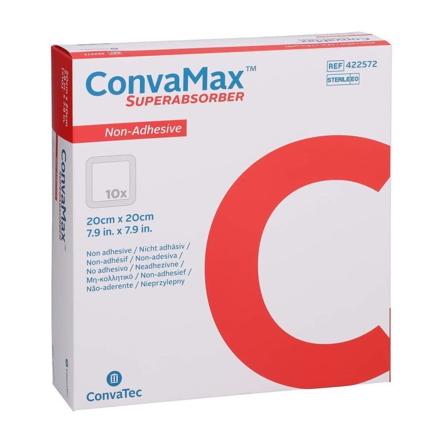 Convamax Superabsorber N/adhesif 20cmx20cm 10