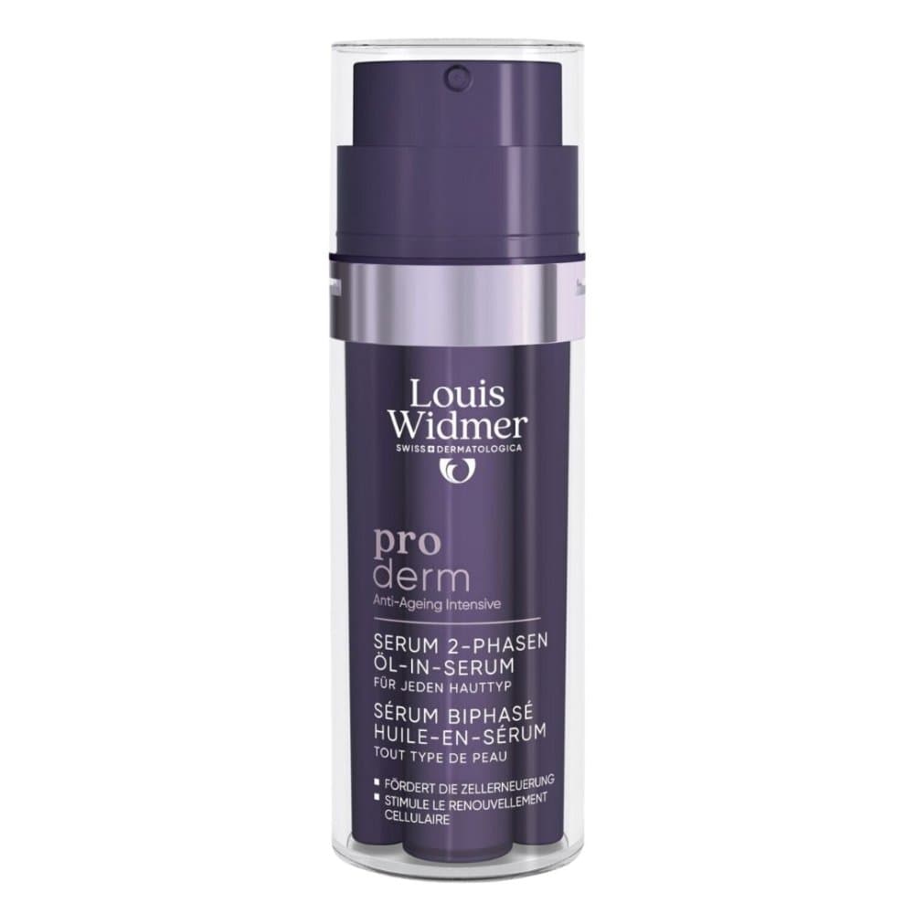 Louis Widmer Proderm Tweefasig Serum Olie-In-Serum Geparfumeerd 35ml
