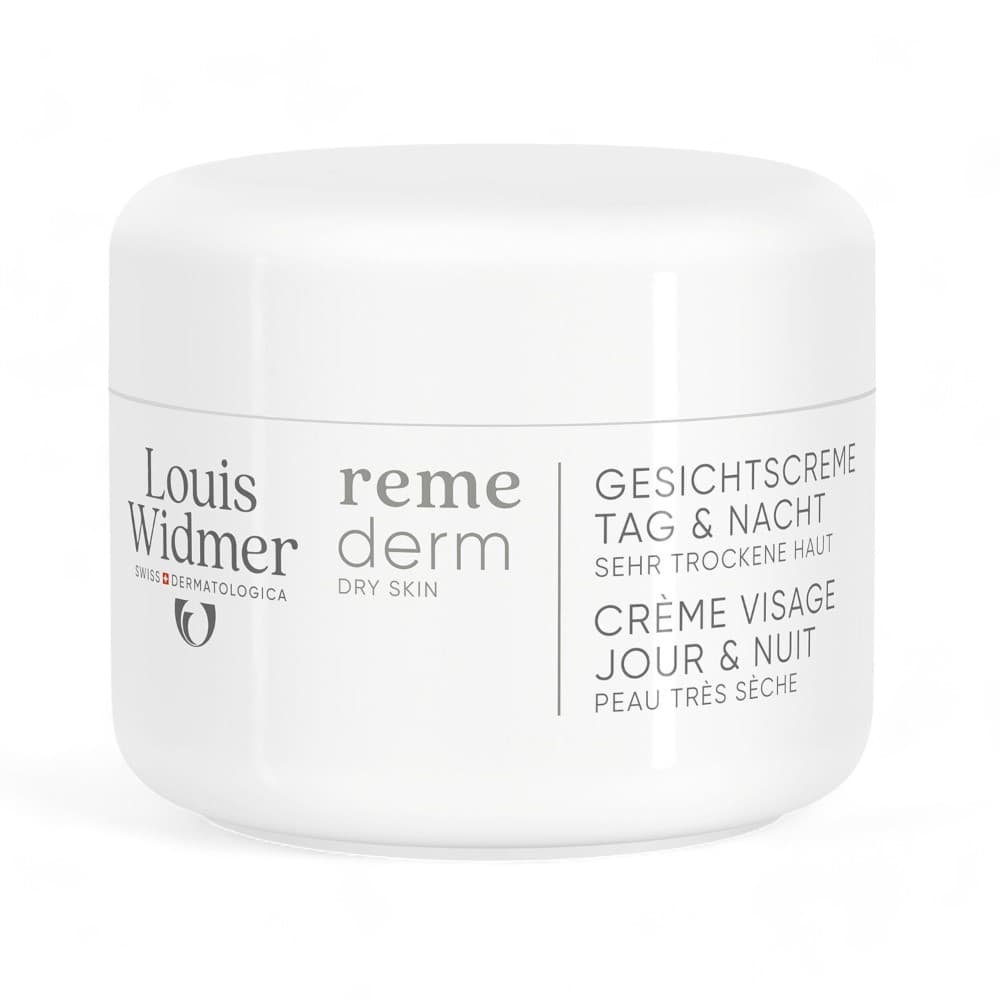 Louis Widmer Remederm Gezichtscrème Dag & Nacht Zonder Parfum 50ml