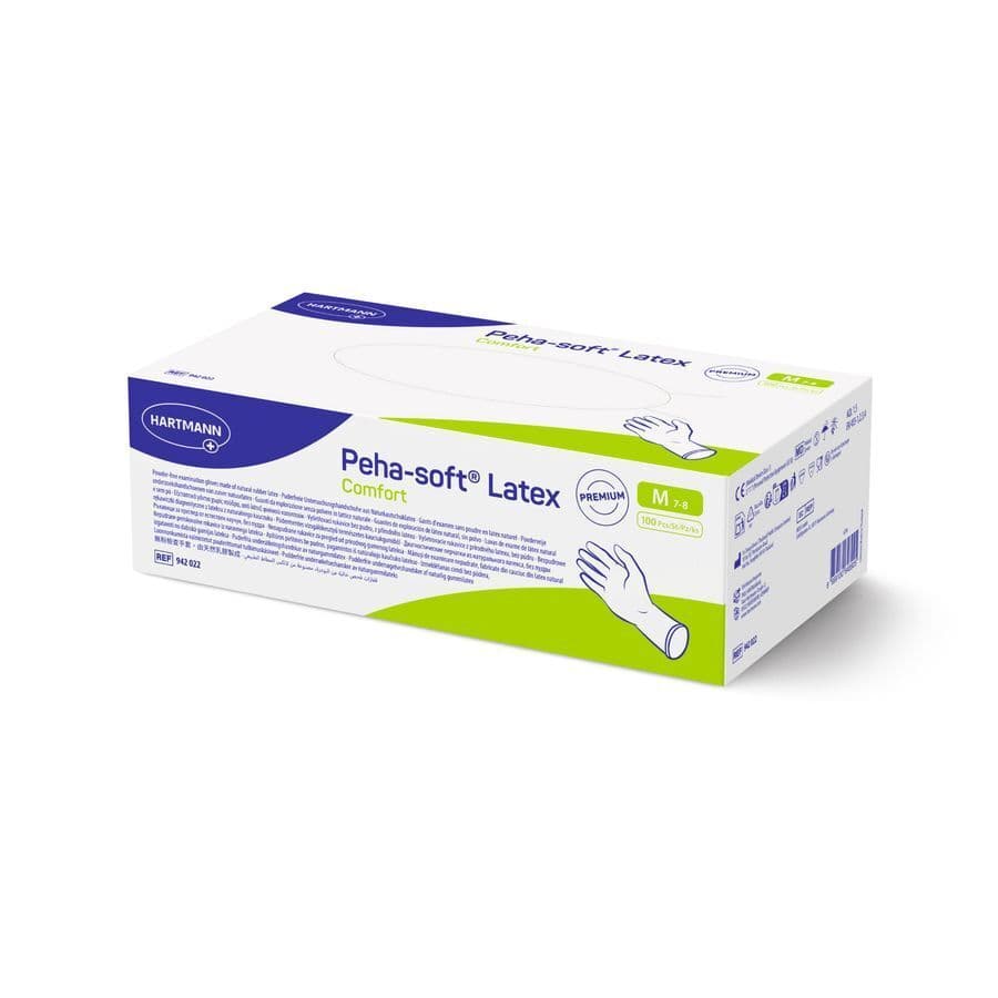 Peha Soft Handschoen Latex Comfort M 100 942022