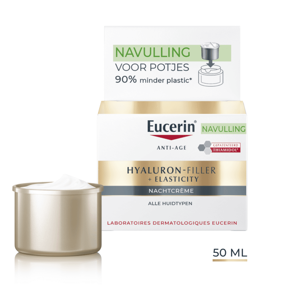 Eucerin Hyaluron-Filler + Elasticity Nachtcrème Navulling 50ml