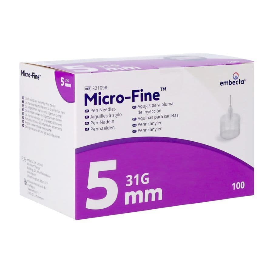 Microfine Ultra Aiguille Stylo 5mm 31g 100