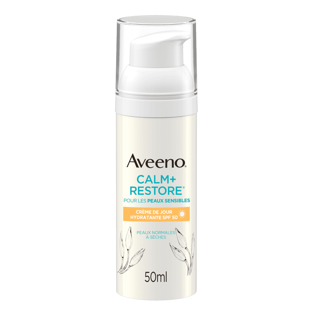 Aveeno Calm+Restore Lotion Hydratante Spf50 50ml