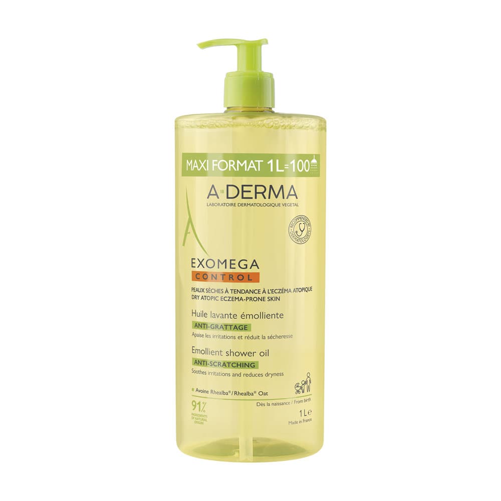 A-Derma ExoMega Control Huile Lavante 1l