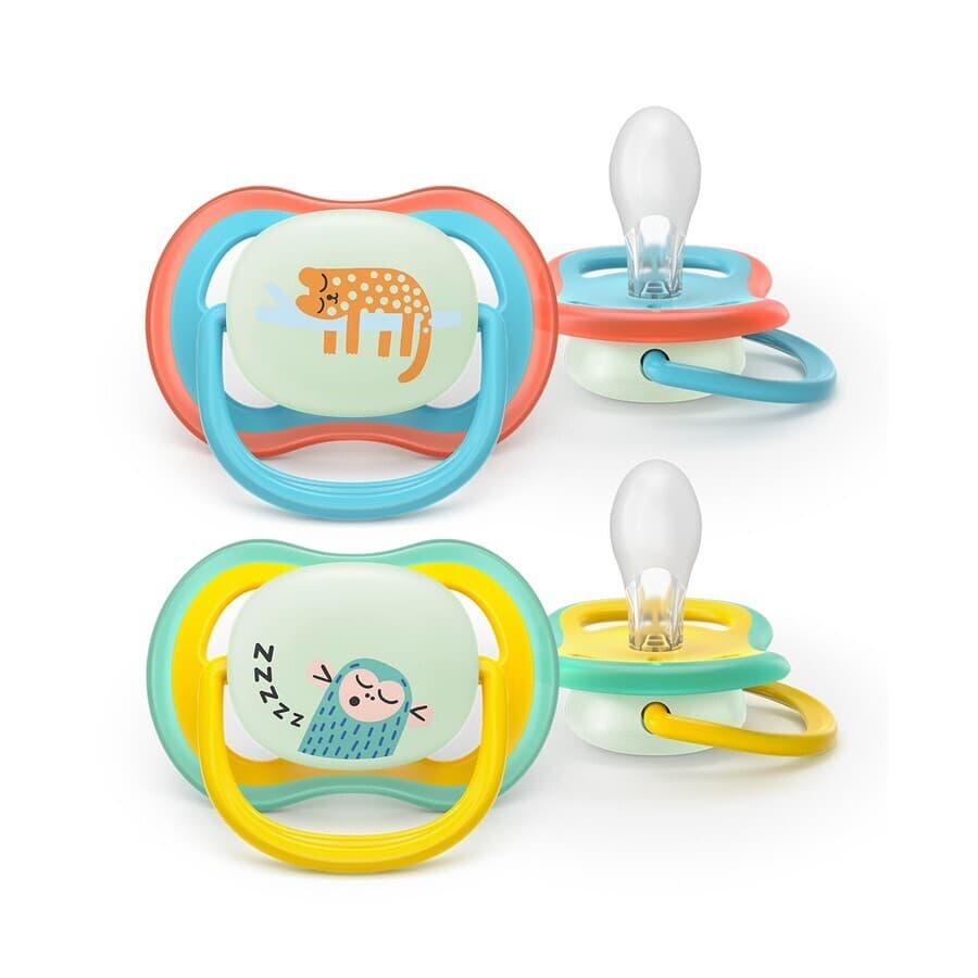 Philips Avent Sucette +18m Air Nuit Singe/chat 2