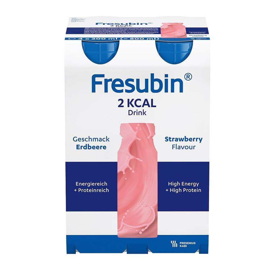 Fresubin 2kcal Drink Aardbei 4x200ml